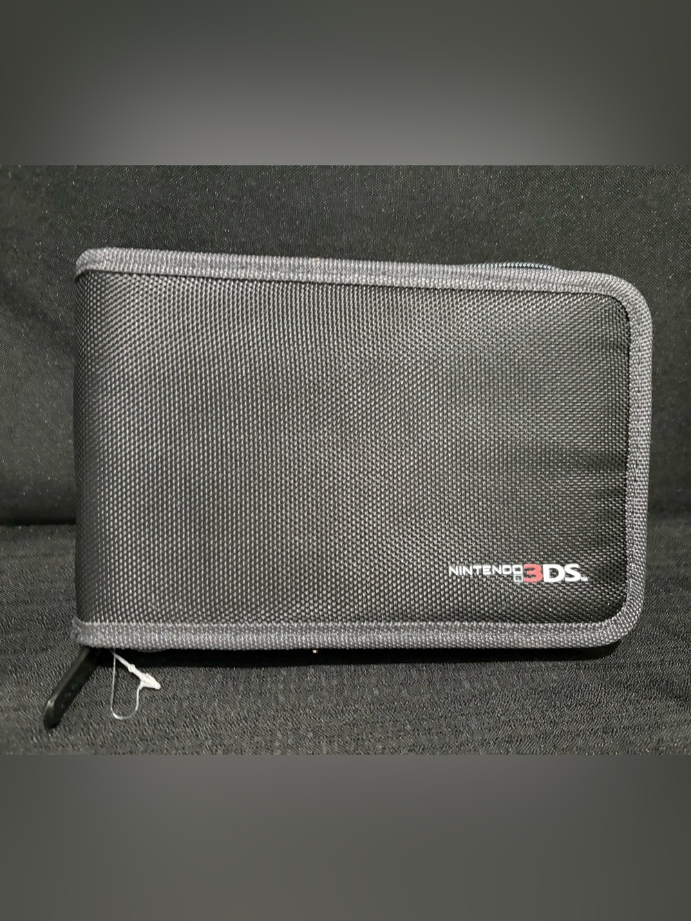 Nintendo 3DS Carrying Case / Travel Case ~Polyester~ Black & Gray~ Never Used!
